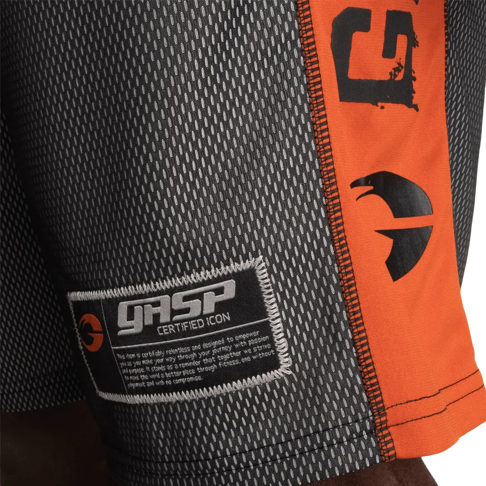 No1 Mesh Shorts - Black/Flame