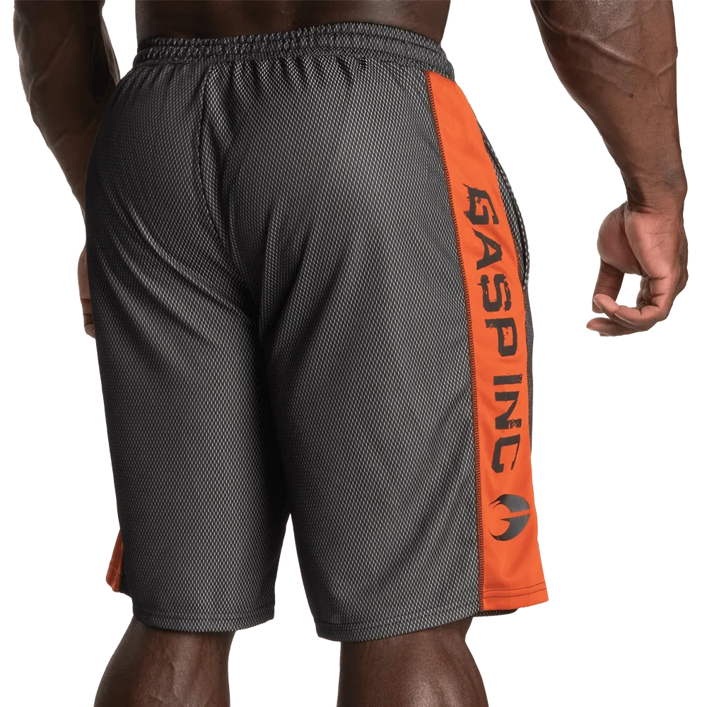 No1 Mesh Shorts - Black/Flame
