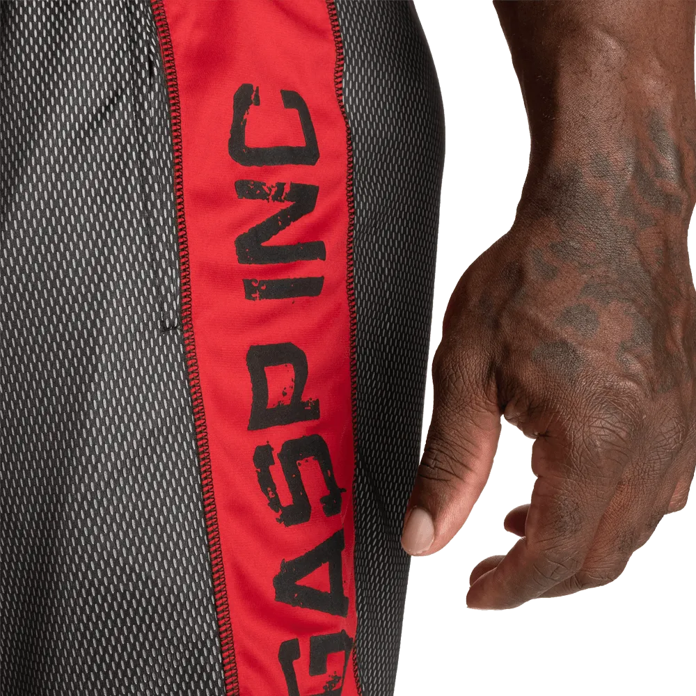 No1 Mesh Shorts - Black/Red