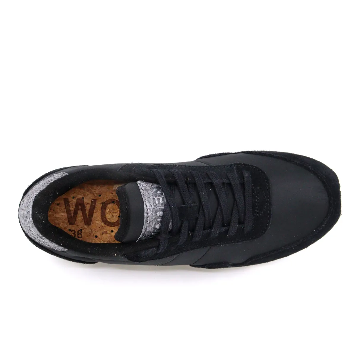 NORA III LEATHER BLACK