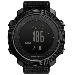 North Edge APACHE 3 Tactical Military Watch with Altimeter, Compass & Barometer