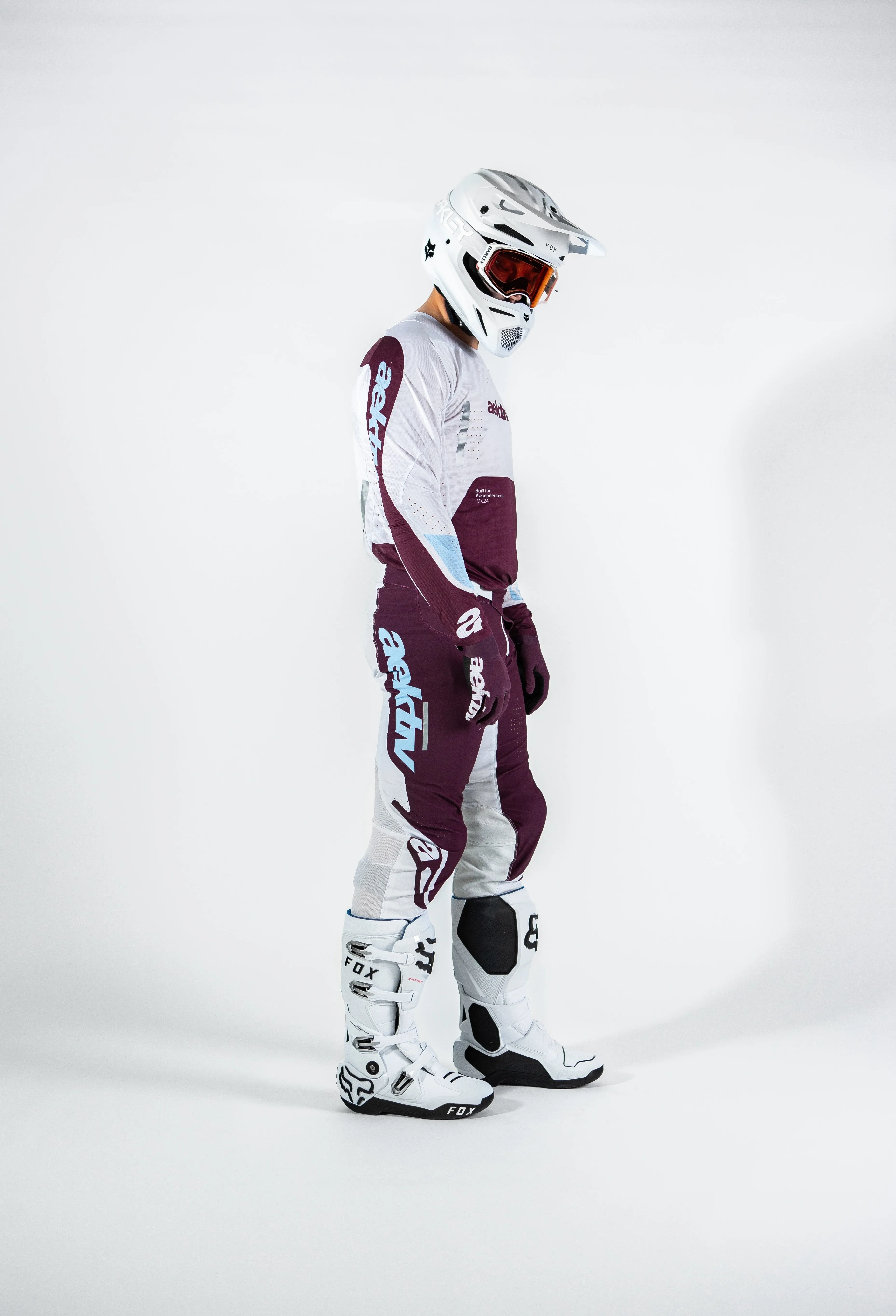 NOVA White / Plum Jersey