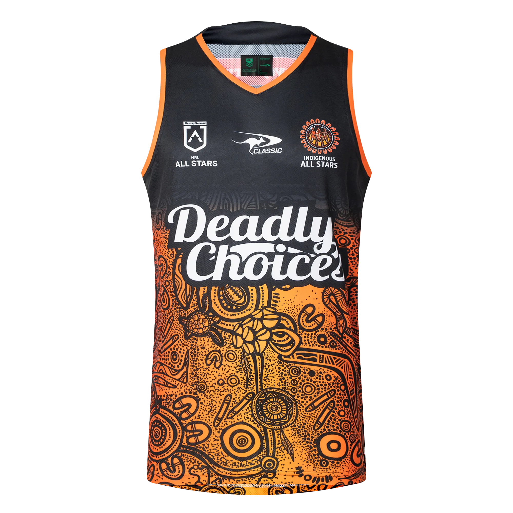 NRL Indigenous All Stars 25/26 Pro Training Singlet by Classic Sportswear