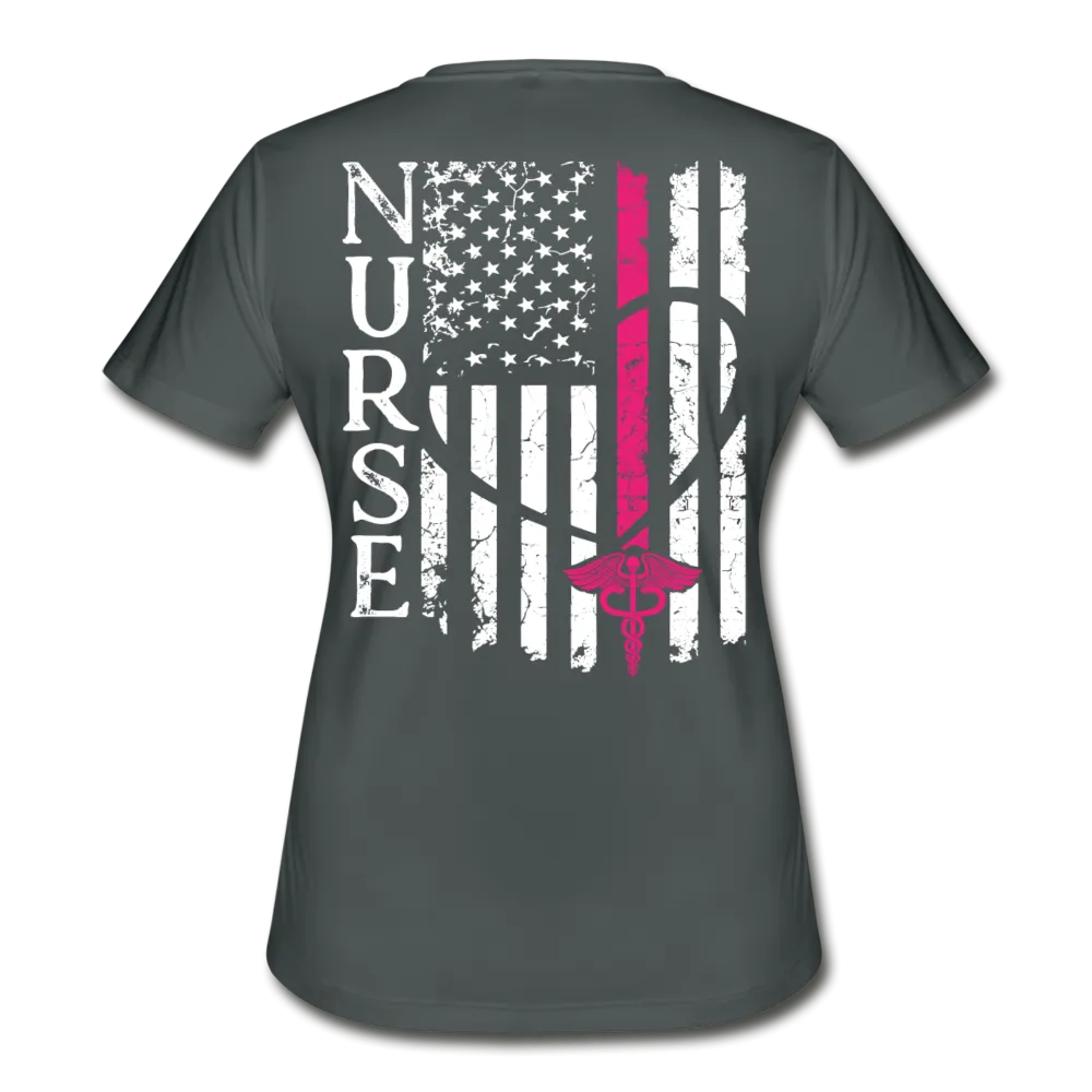 Nurse Flag Women's Moisture Wicking Performance T-Shirt