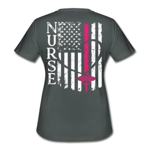 Nurse Flag Women's Moisture Wicking Performance T-Shirt