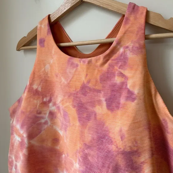 NWT Athleta Conscious Textured Crop Sports Bra Top in Powervita, size 3X