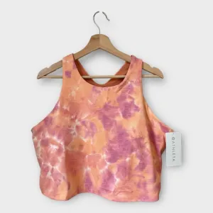 NWT Athleta Conscious Textured Crop Sports Bra Top in Powervita, size 3X