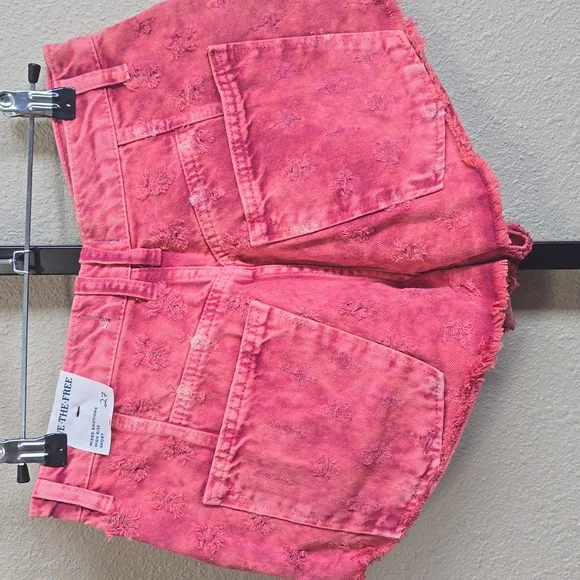 NWT Free People Mixed Emotions Hi Lo Shorts Size 27