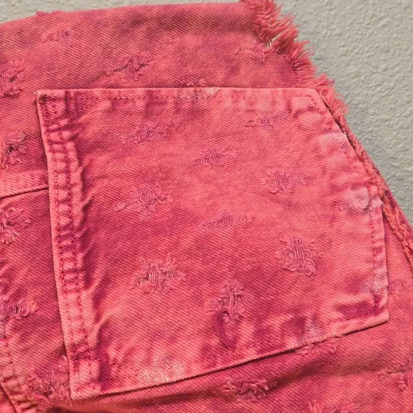 NWT Free People Mixed Emotions Hi Lo Shorts Size 27
