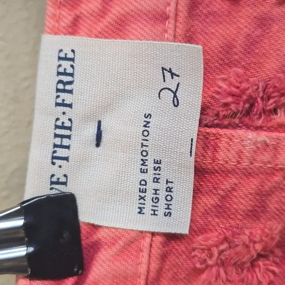 NWT Free People Mixed Emotions Hi Lo Shorts Size 27