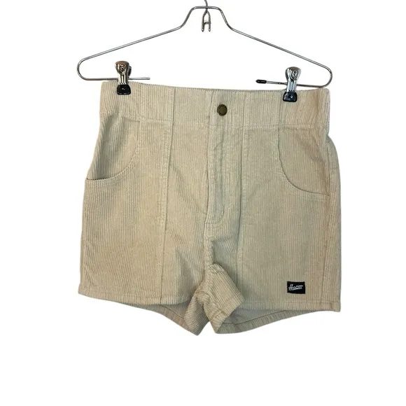 NWT Hammies retro California shorts corduroy 28 Sand/Tan