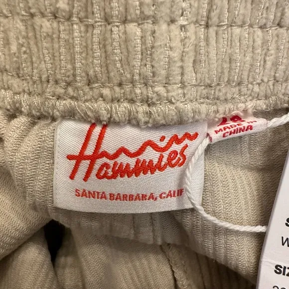 NWT Hammies retro California shorts corduroy 28 Sand/Tan