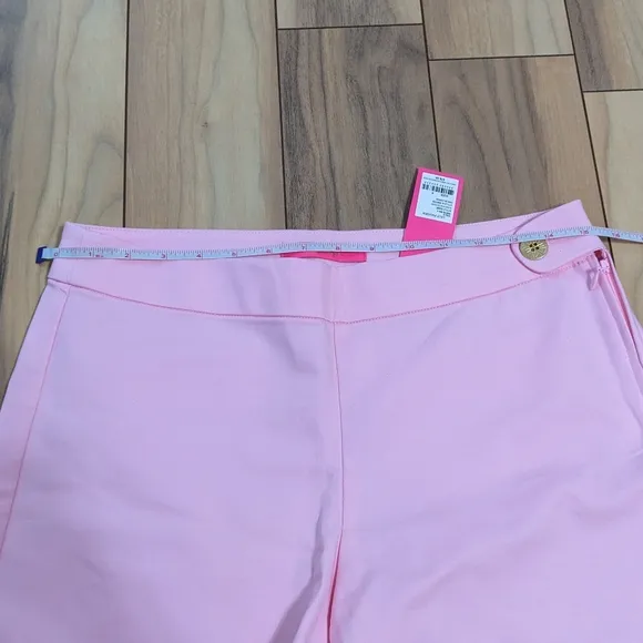 NWT! Lilly Pulitzer Alessi Stretch Shorts Pink Blossom Size 4