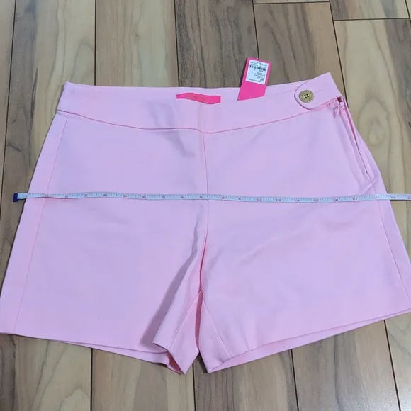 NWT! Lilly Pulitzer Alessi Stretch Shorts Pink Blossom Size 4