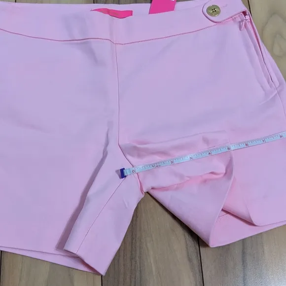 NWT! Lilly Pulitzer Alessi Stretch Shorts Pink Blossom Size 4