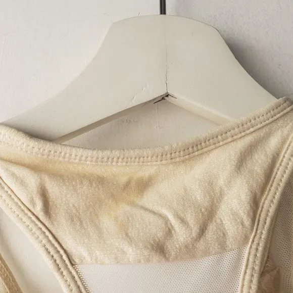NWT PILYQ Luna Mesh Halter Pearl