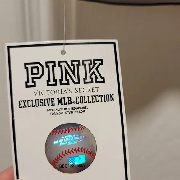 NWT Victoria's Secret PINK Red Sox MLB Ultimate Racerback Sports Bra Size XS