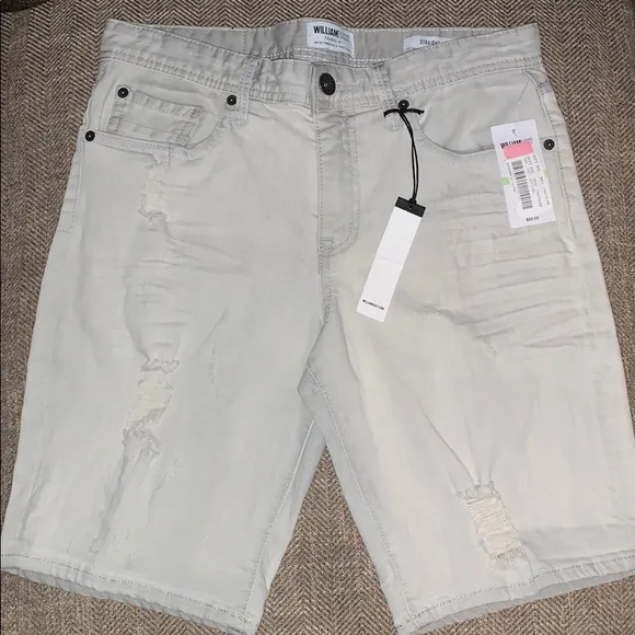 NWT William Rast E-2 Series Stretch Shorts Size 30