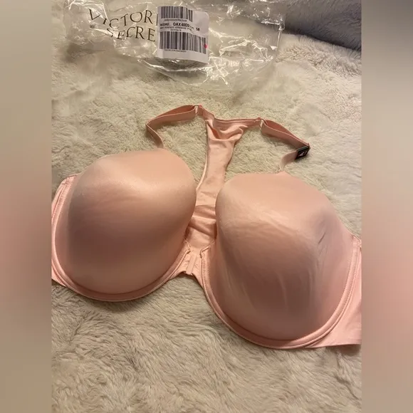 NWT!Victoria Secret lightly lined racerback full coverage 40DDD bra front close