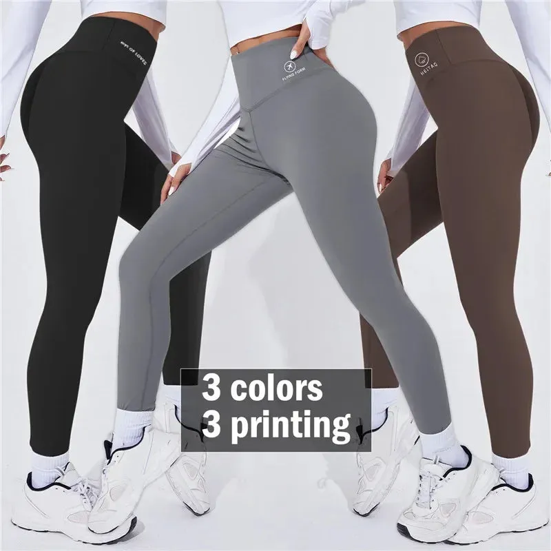 Obsidian Phoenix High-Waist Yoga Leggings