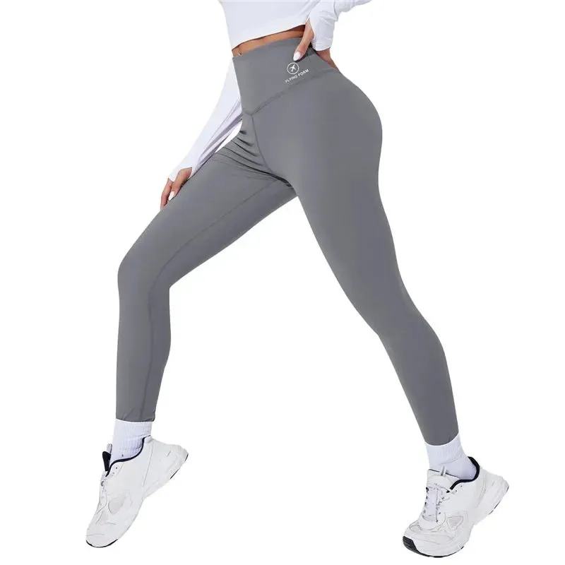 Obsidian Phoenix High-Waist Yoga Leggings
