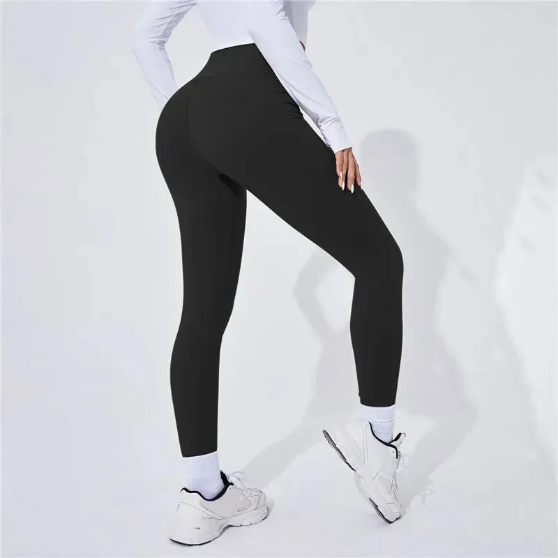 Obsidian Phoenix High-Waist Yoga Leggings
