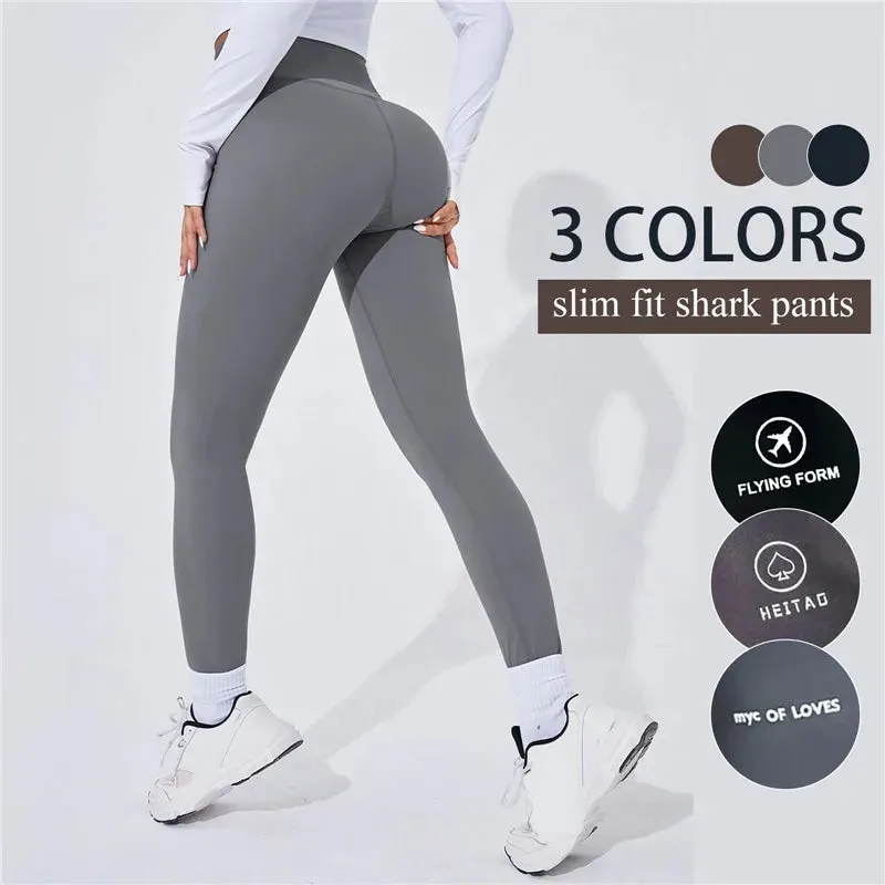Obsidian Phoenix High-Waist Yoga Leggings