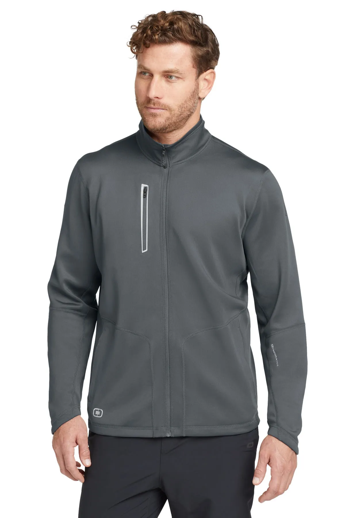 OGIO Fulcrum Full-Zip. OE700 Gear Grey