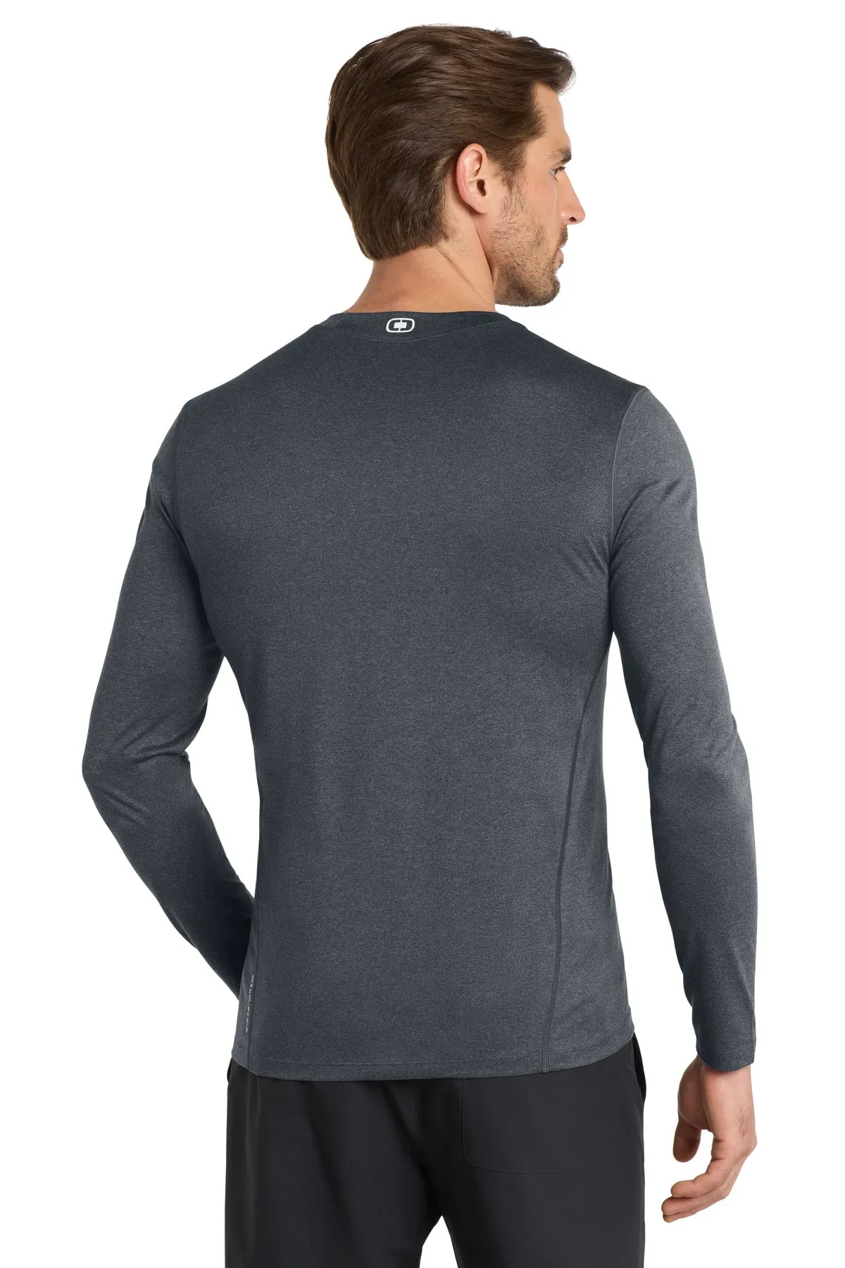OGIO Long Sleeve Pulse Crew. OE321 Gear Grey