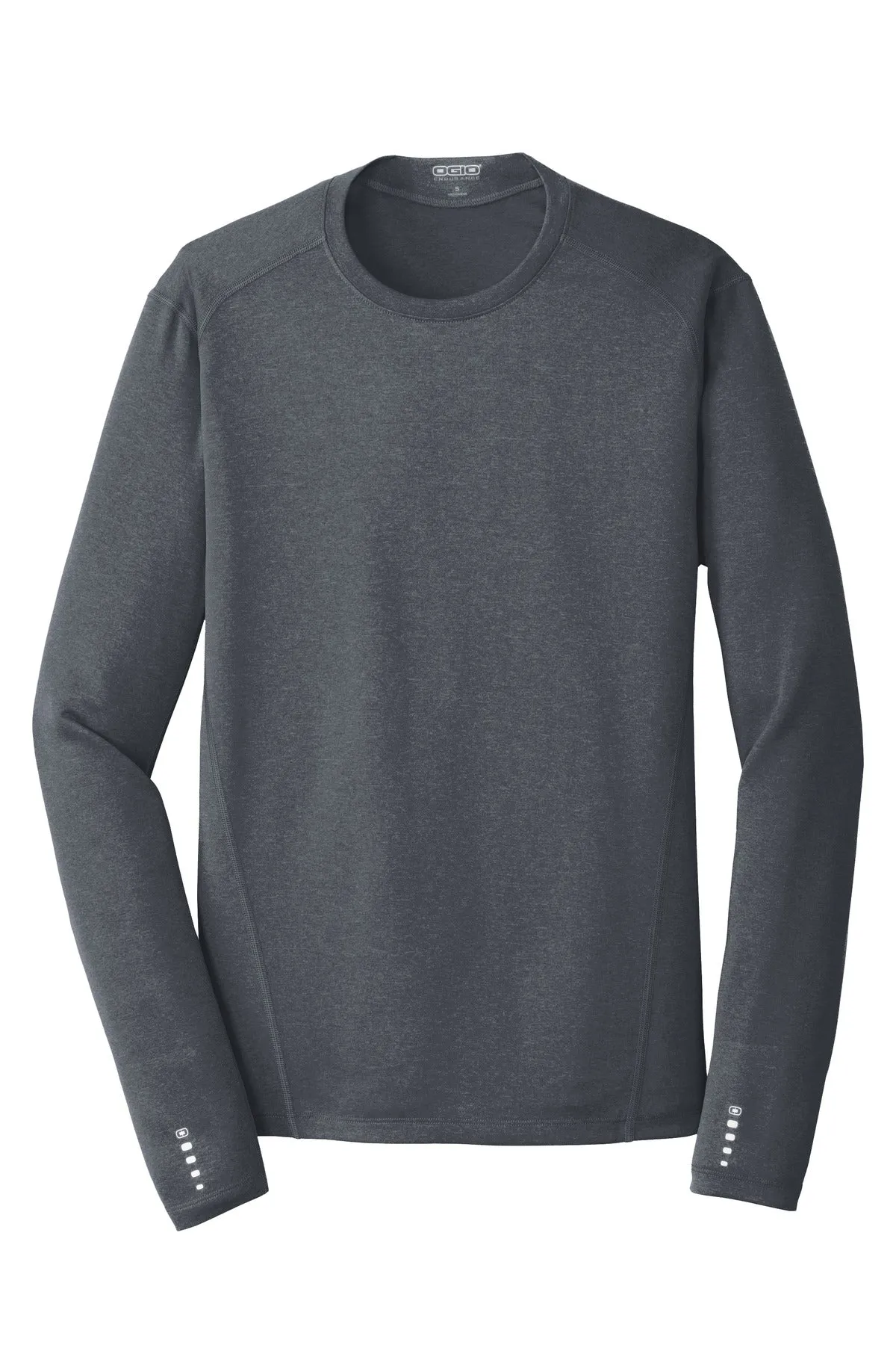 OGIO Long Sleeve Pulse Crew. OE321 Gear Grey