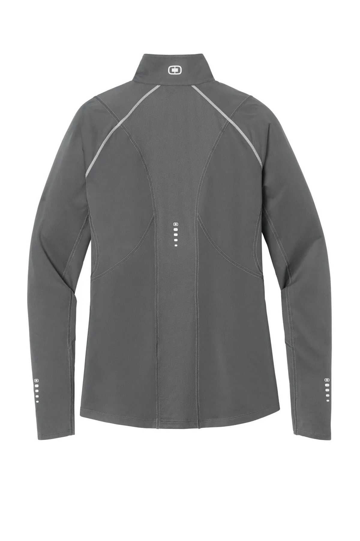 OGIO Women's Nexus 1/4-Zip Pullover. LOE335 Gear Grey
