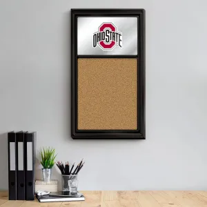 Ohio State Buckeyes: Mirrored Cork Note Board