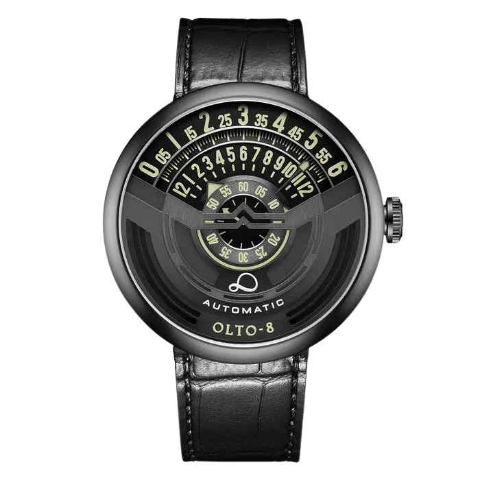OLTO-8 INFINITY-I RPM-Style Automatic Watch Black