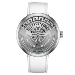 OLTO-8 INFINITY-I RPM-Style Automatic Watch Silver