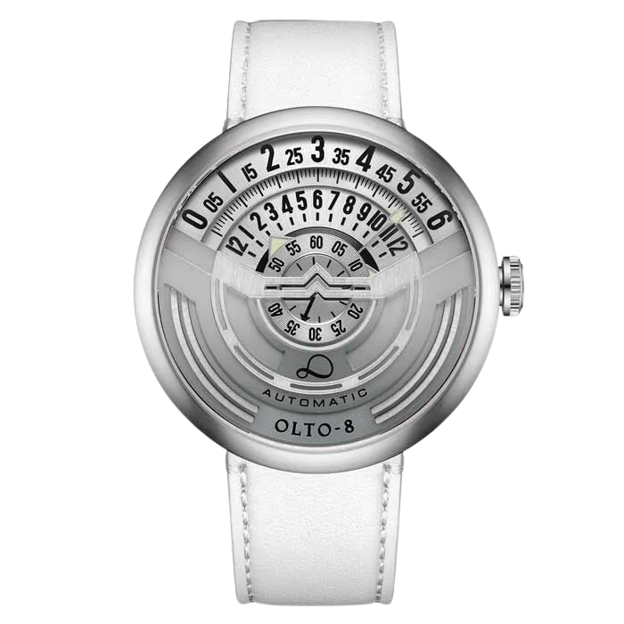 OLTO-8 INFINITY-I RPM-Style Automatic Watch Silver