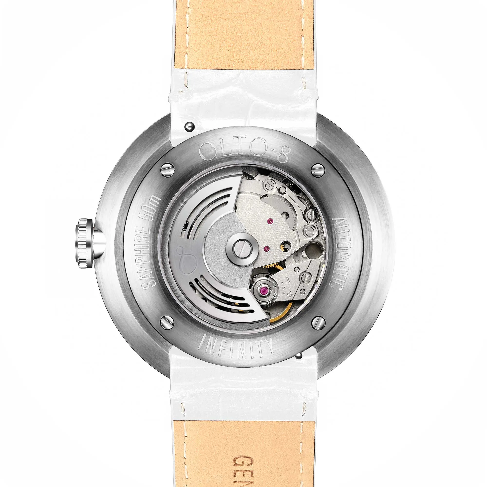 OLTO-8 INFINITY-I RPM-Style Automatic Watch Silver