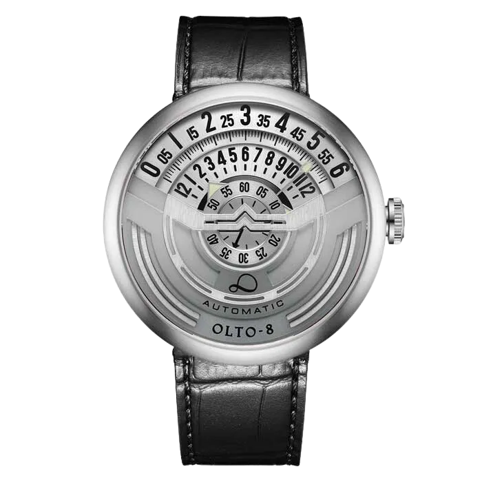 OLTO-8 INFINITY-I RPM-Style Automatic Watch Silver
