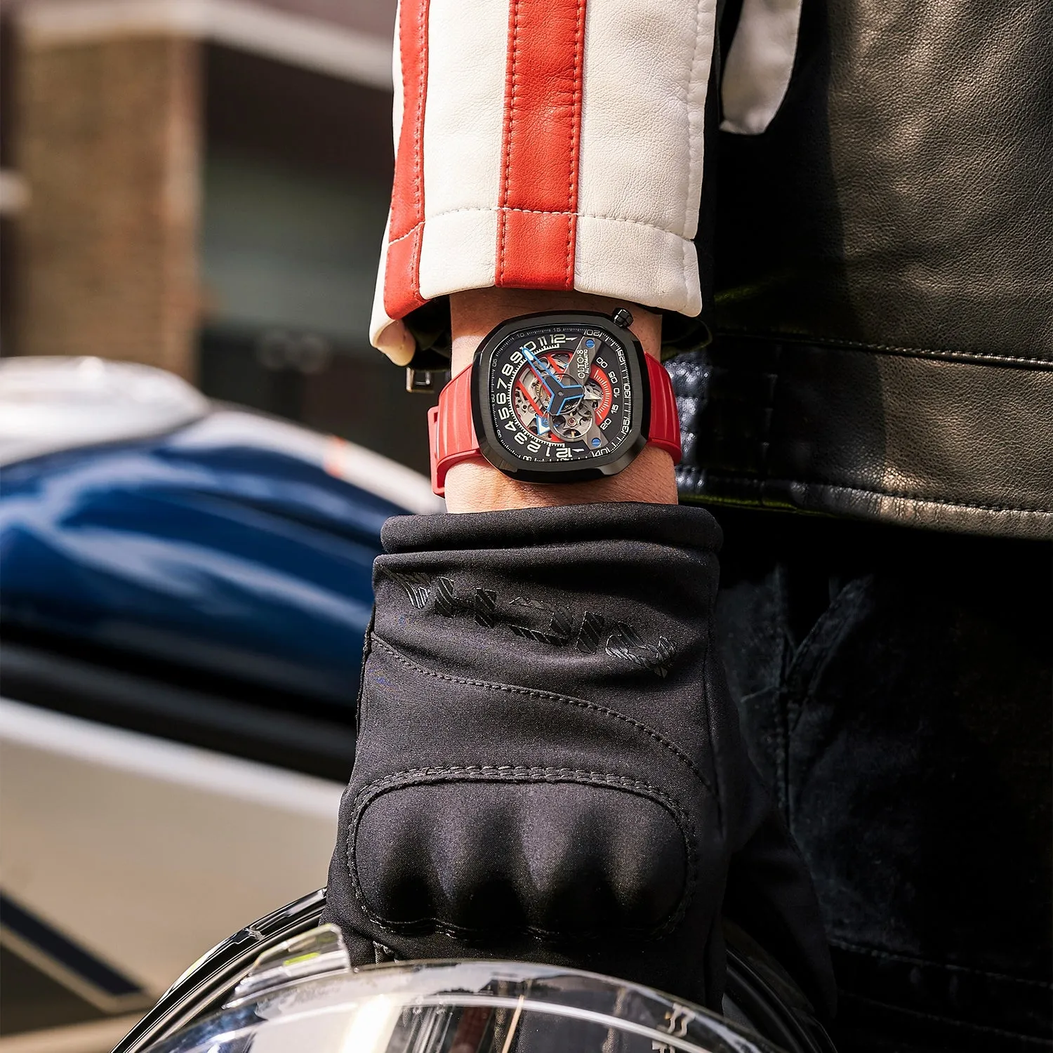 OLTO-8 INFINITY-II RPM-Style Automatic Watch Black