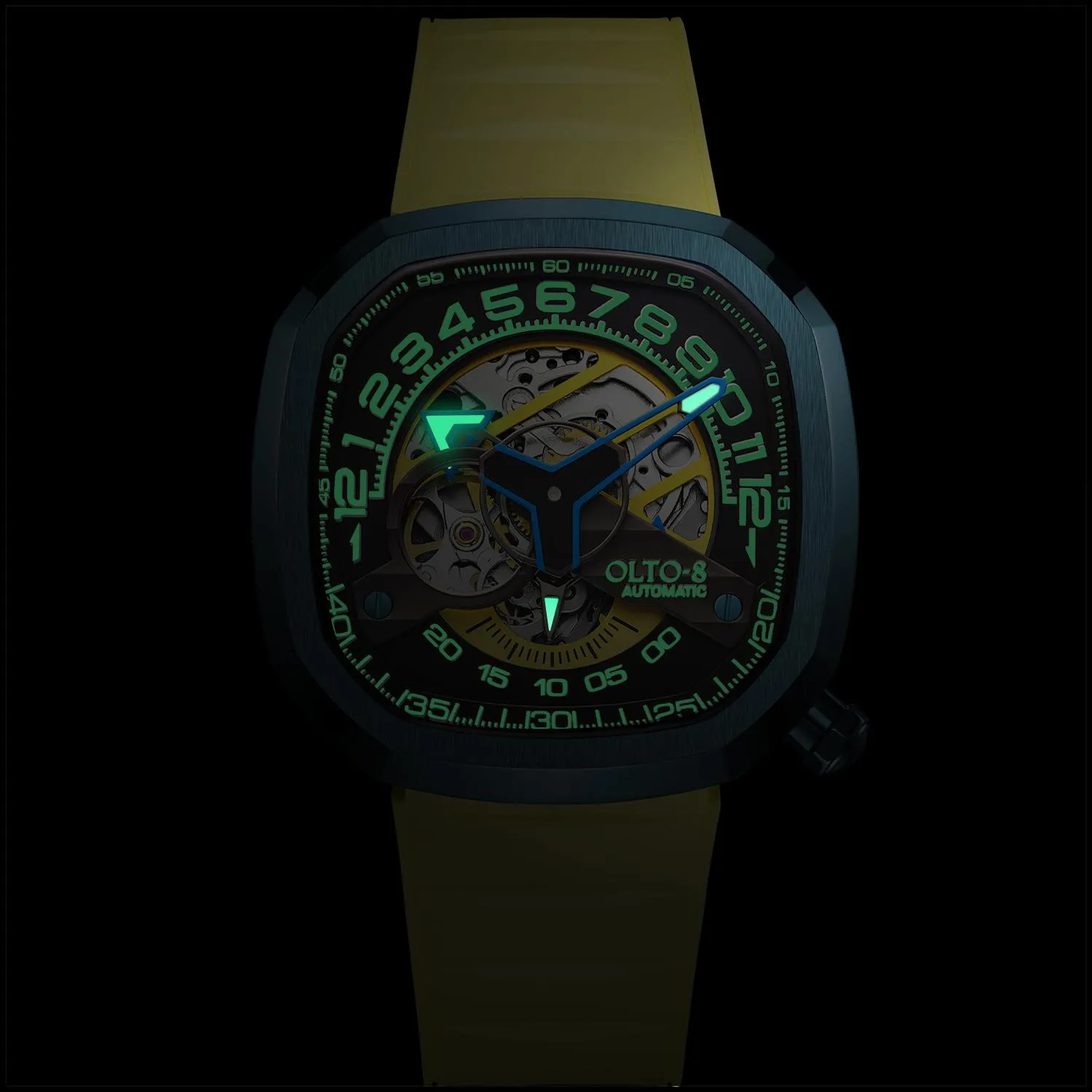OLTO-8 INFINITY II RPM-Style Automatic Watch Blue