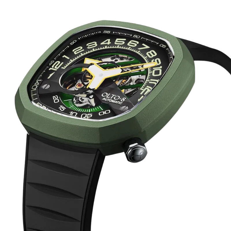 OLTO-8 INFINITY-II RPM-Style Automatic Watch Green