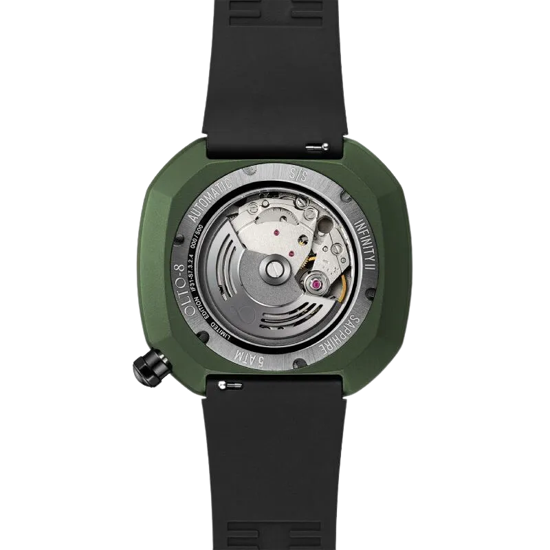 OLTO-8 INFINITY-II RPM-Style Automatic Watch Green