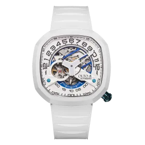 OLTO-8 INFINITY II RPM-Style Automatic Watch White
