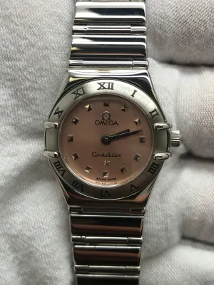 Omega Constellation My Choice Mini 795.1243 Salmon Dial Quartz Women's Watch