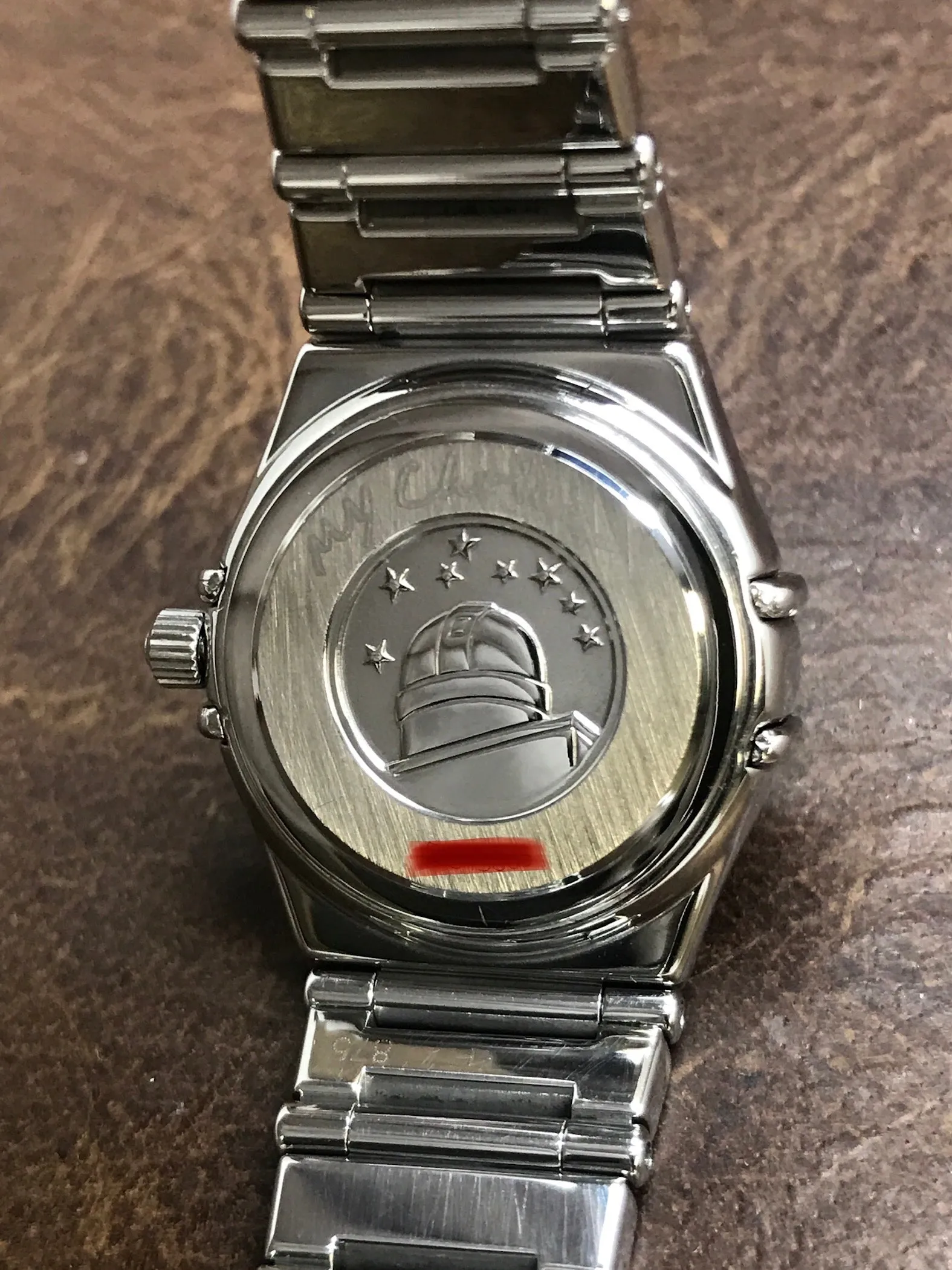 Omega Constellation My Choice Mini 795.1243 Salmon Dial Quartz Women's Watch