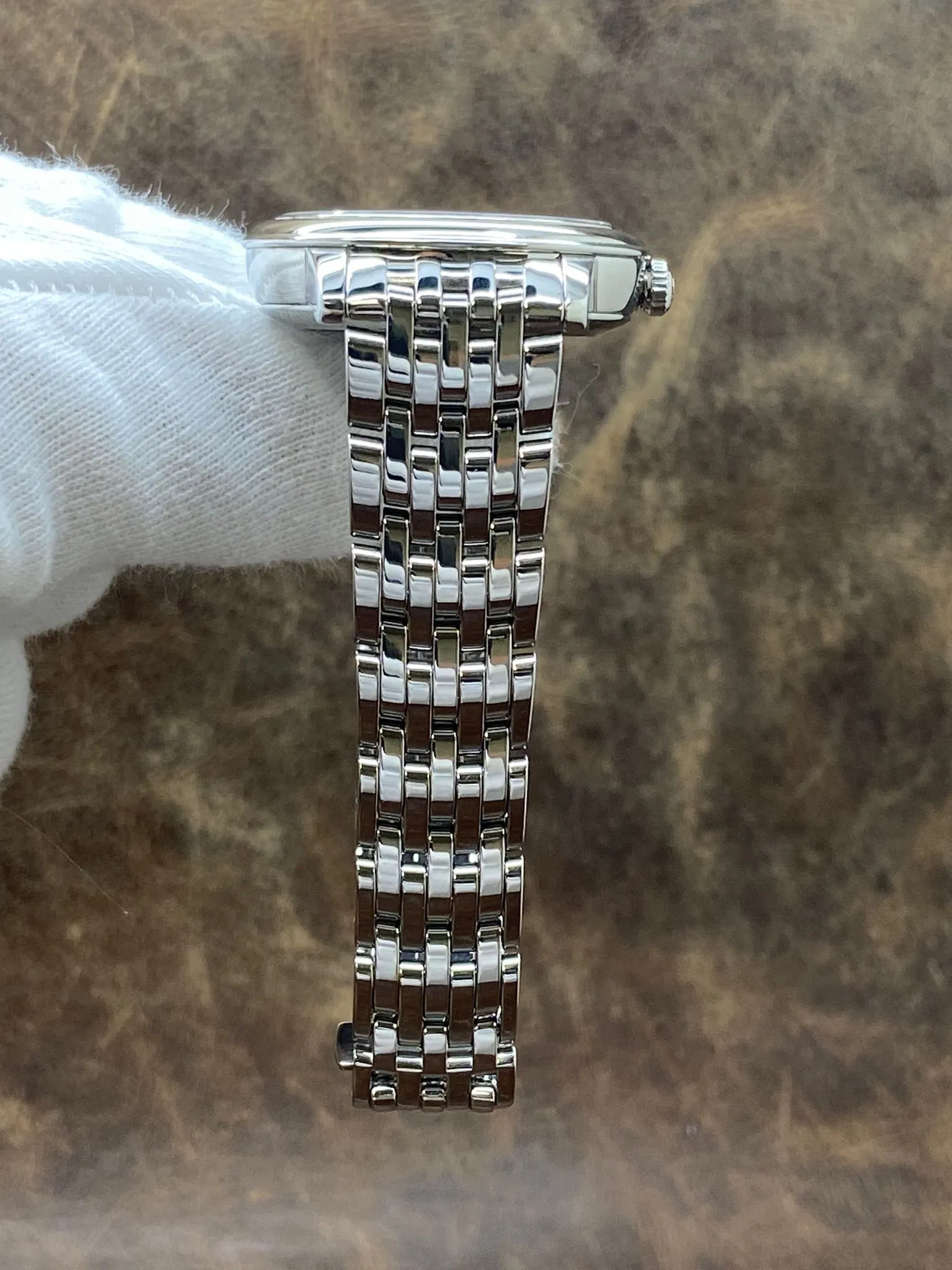 Omega De Ville Prestige 424.10.33.20.53.001 Blue Diamond Dial Automatic Women's Watch
