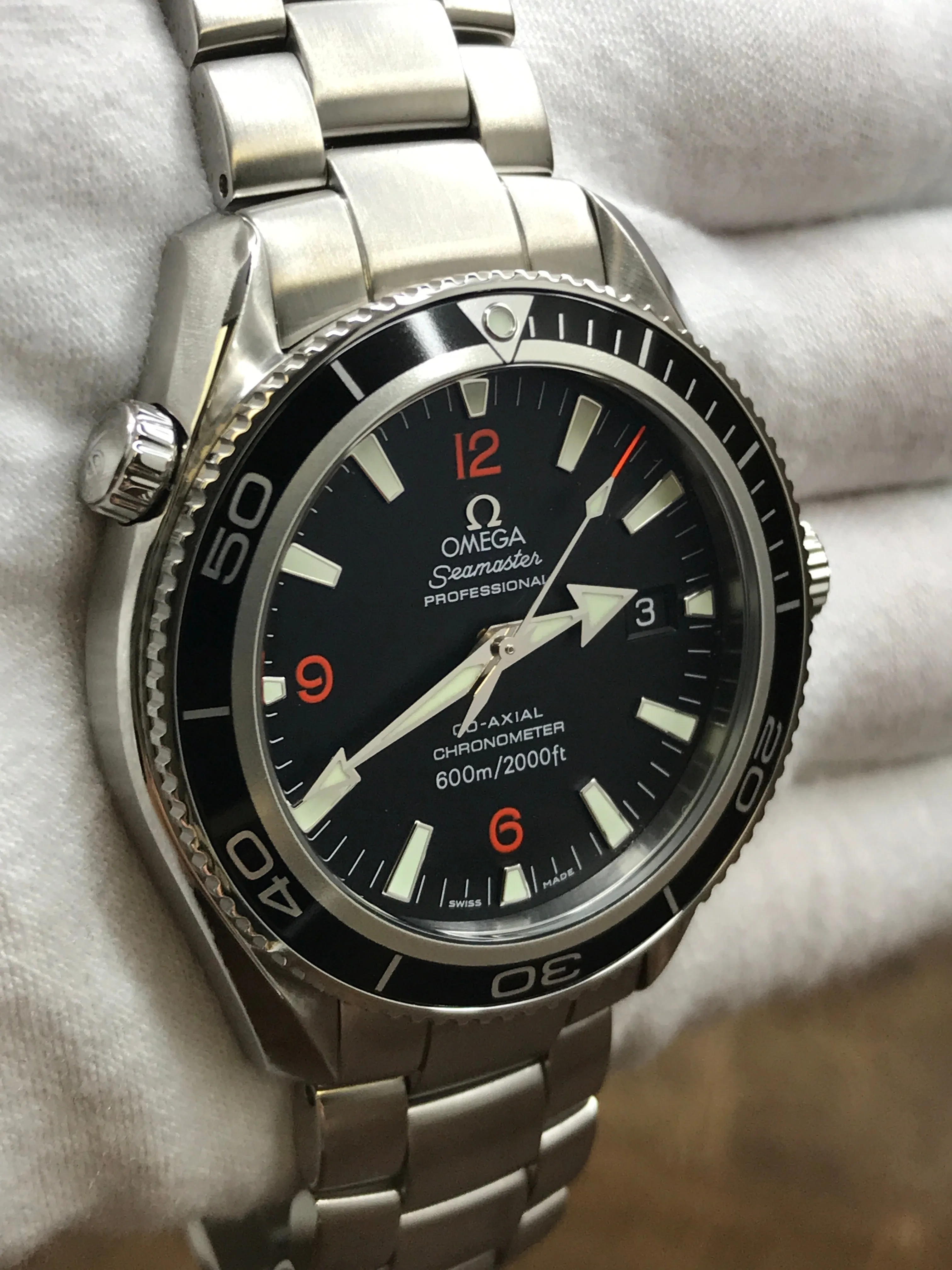 Omega Seamaster Planet Ocean 2201.51.00 Black Dial Automatic Men's Watch