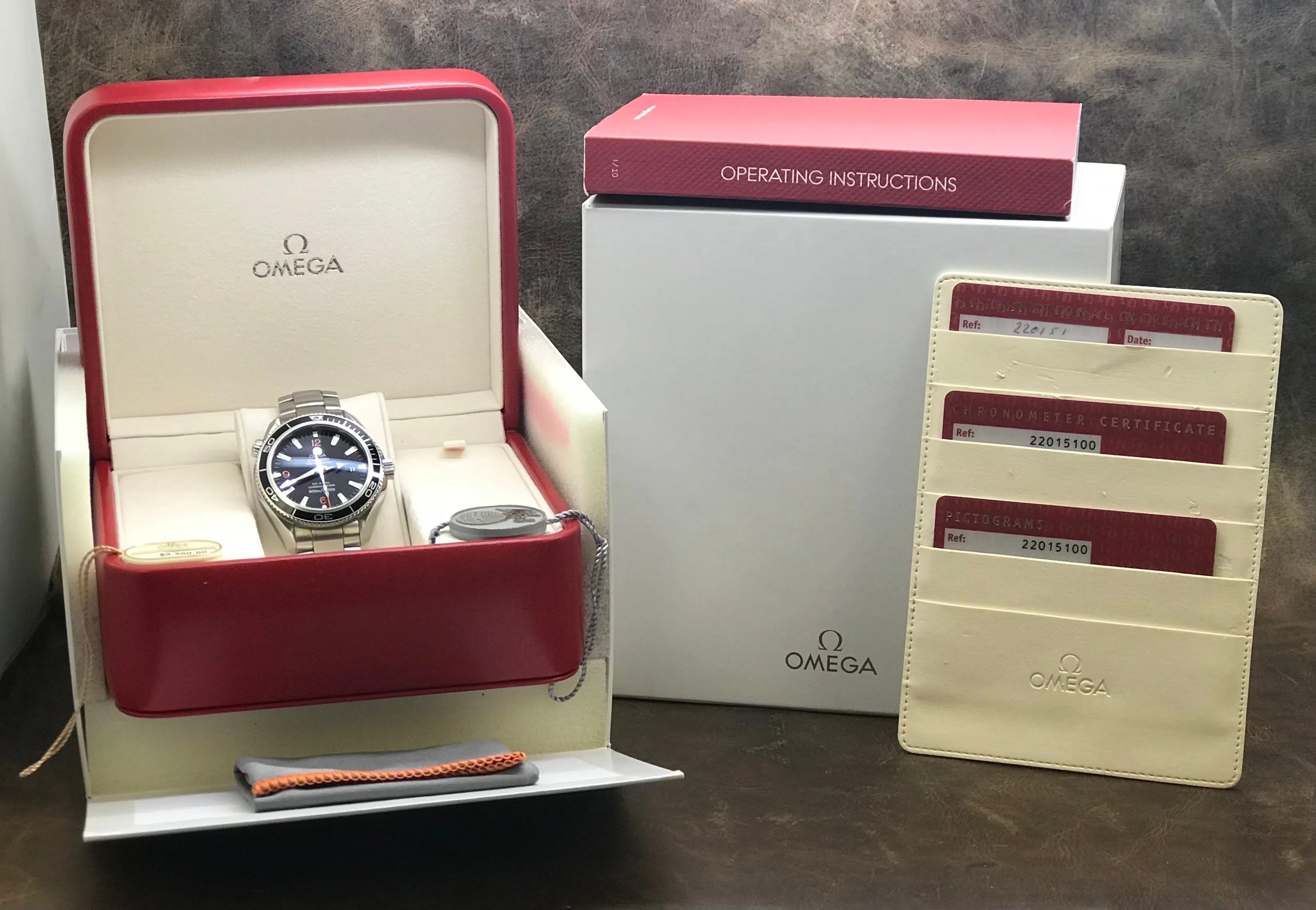 Omega Seamaster Planet Ocean 2201.51.00 Black Dial Automatic Men's Watch
