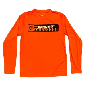 Orange Bulldog Dri-Fit Long Sleeve Tee