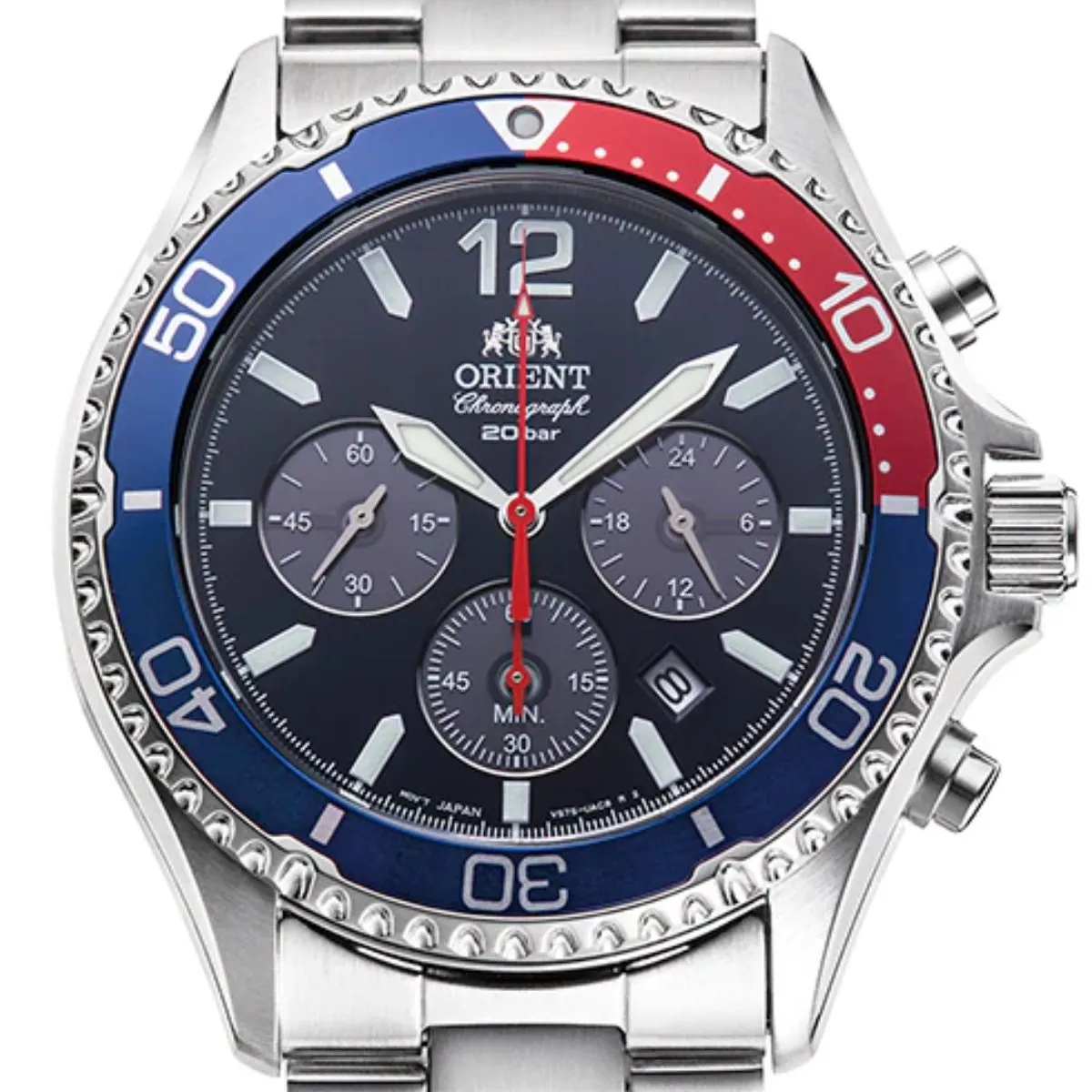 Orient RA-TX0201L10B RA-TX0201L Solar Mako Black Dial Diving Watch
