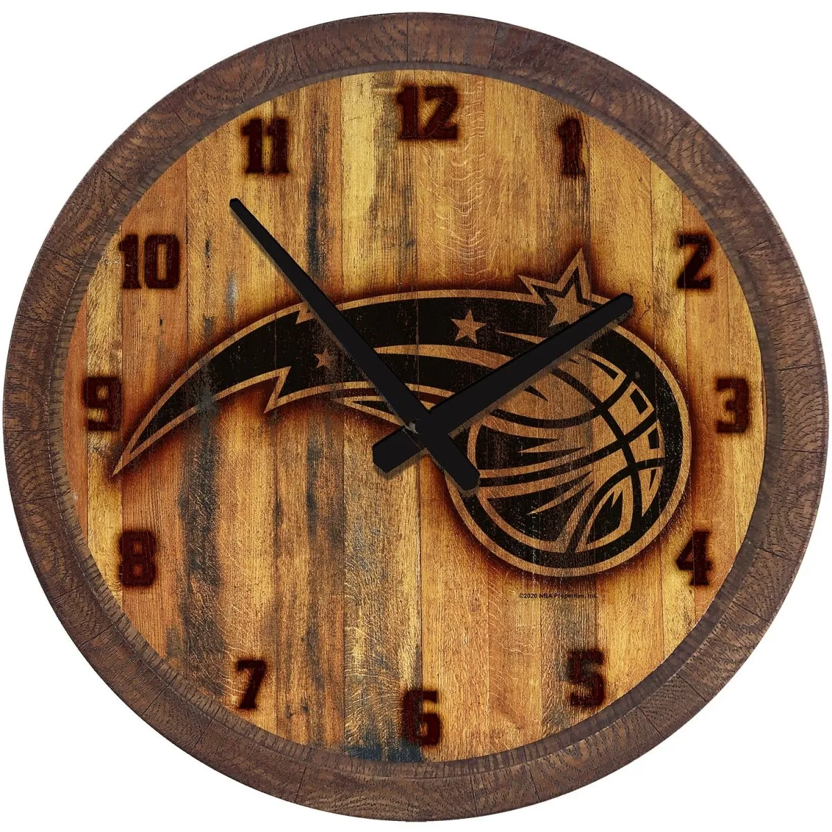 Orlando Magic: "Faux" Barrel Top Clock